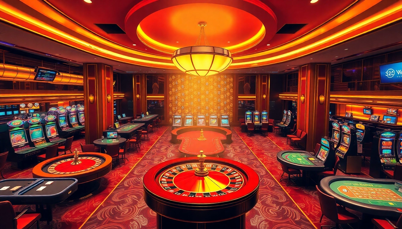 Experience the thrill of gambling at https://32wincasino.com/ with luxurious casino visuals showcasing vibrant tables and engaging gameplay.