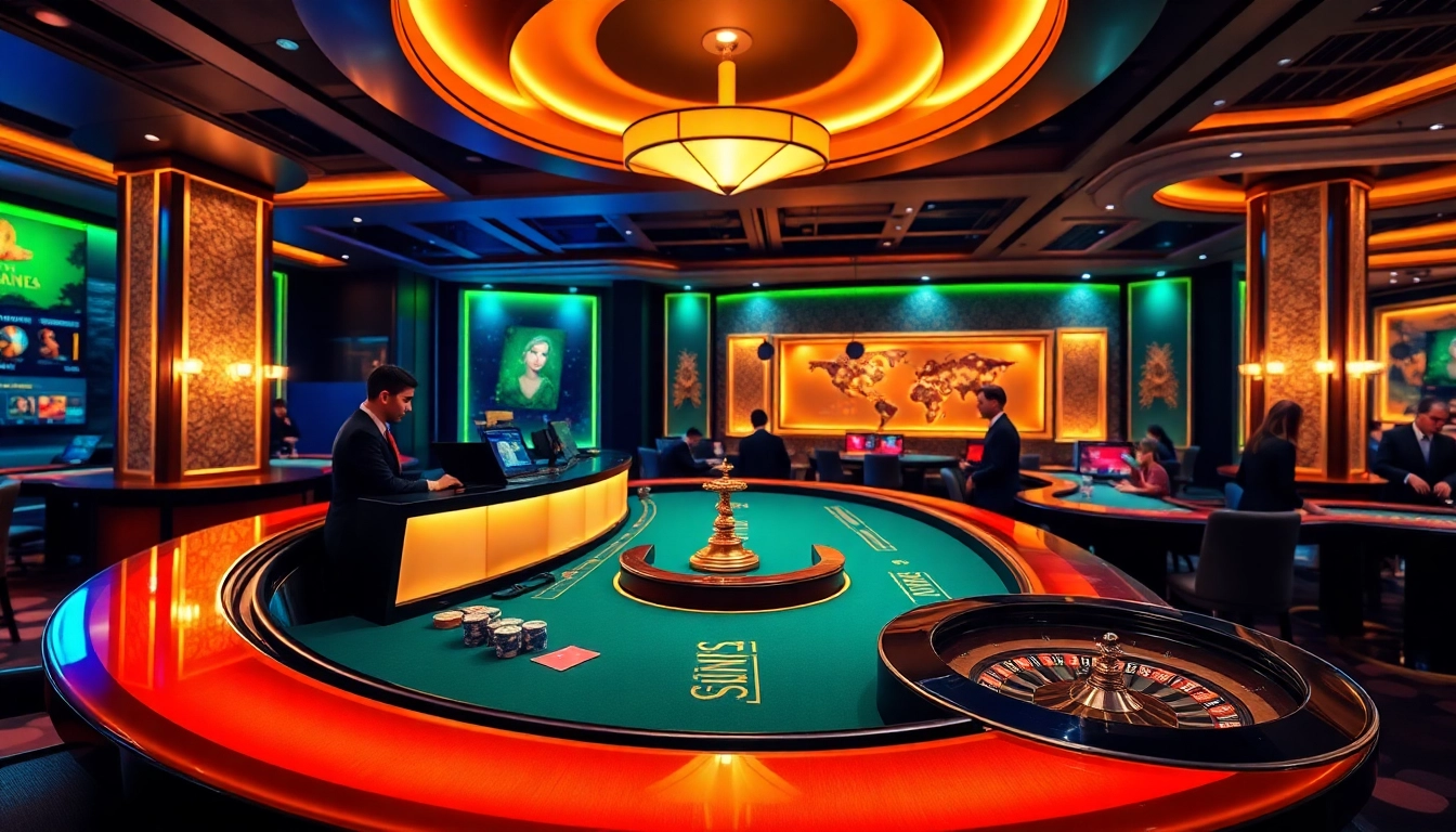 Experience the thrilling atmosphere of 123b.faith's live casino with professional dealers and vibrant gaming tables.
